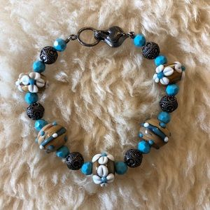 Lampwork Bead bracelet